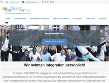 Tablet Screenshot of integreater.de